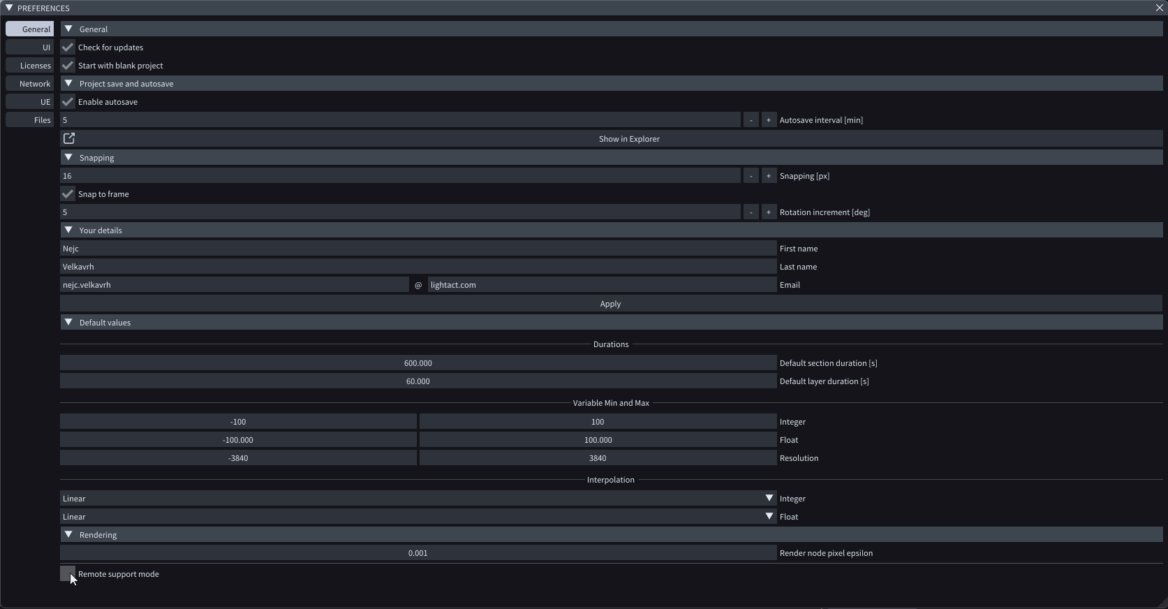 250924_HHMMSSFF checkbox skriti pod Remote support_6134